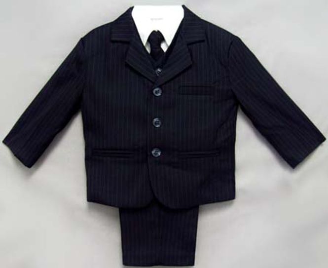 Hovedbilde Dress i farge marine,stripet  fra str 74-92